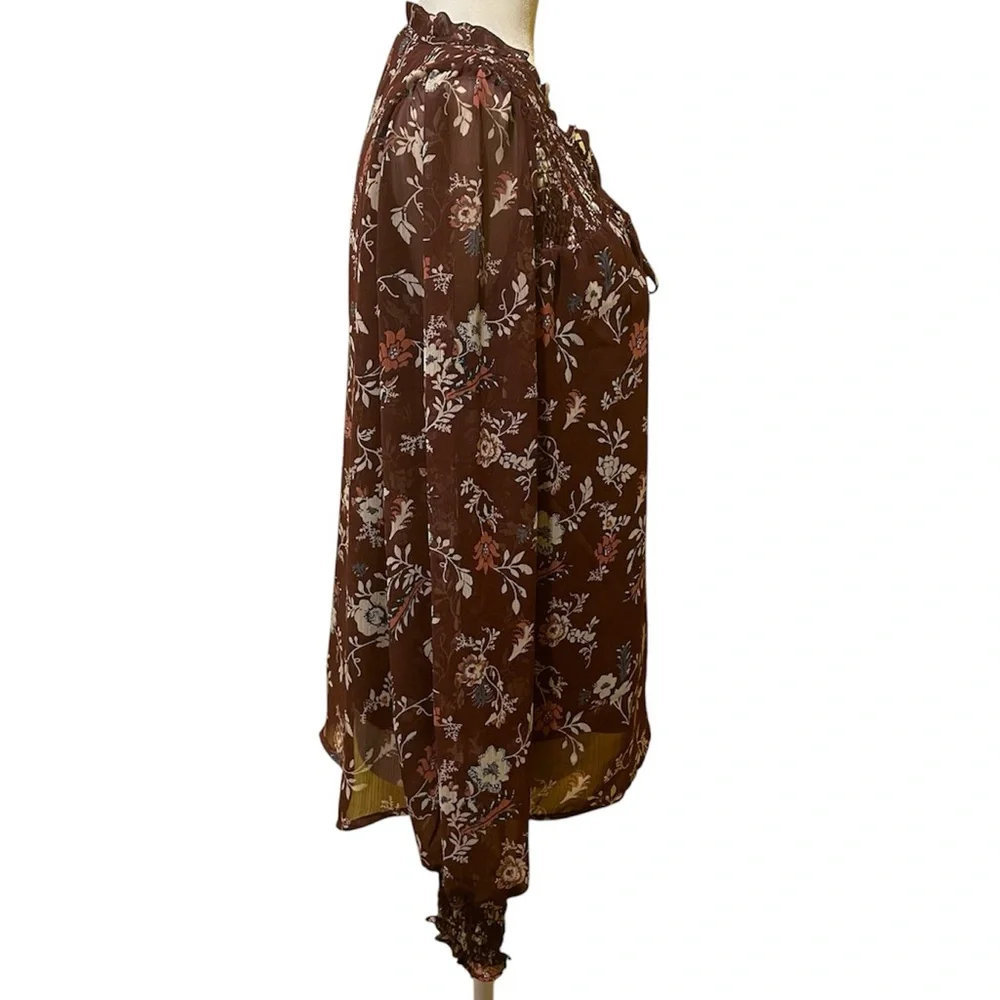 Floral Print‎ Women's Top - Picture 4 of 9